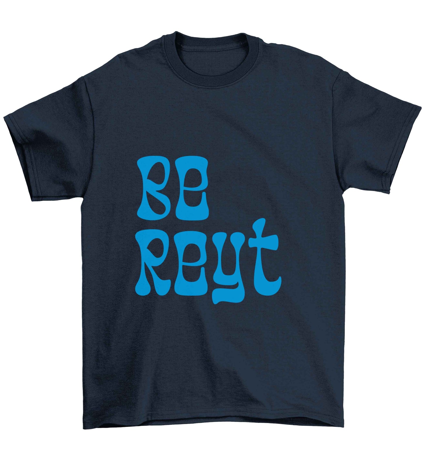 Be reyt Children's navy Tshirt 12-13 Years