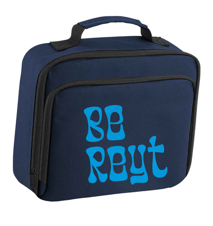 Be reyt insulated navy lunch bag cooler