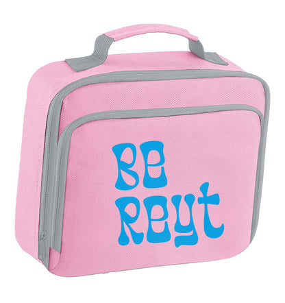 Be reyt insulated pink lunch bag cooler