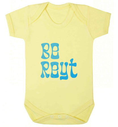 Be reyt baby vest pale yellow 18-24 months