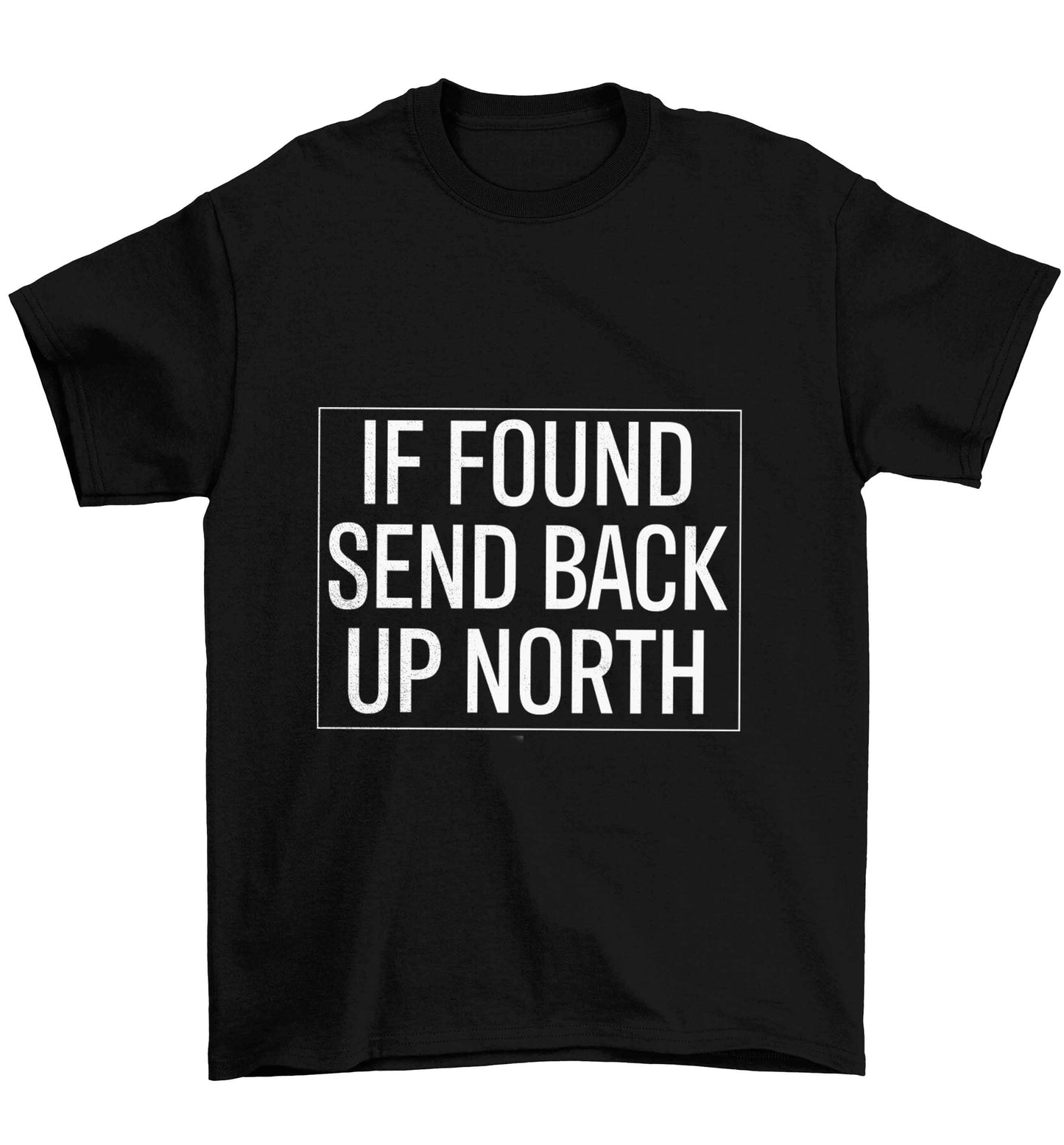 If found send back up North Children's black Tshirt 12-13 Years