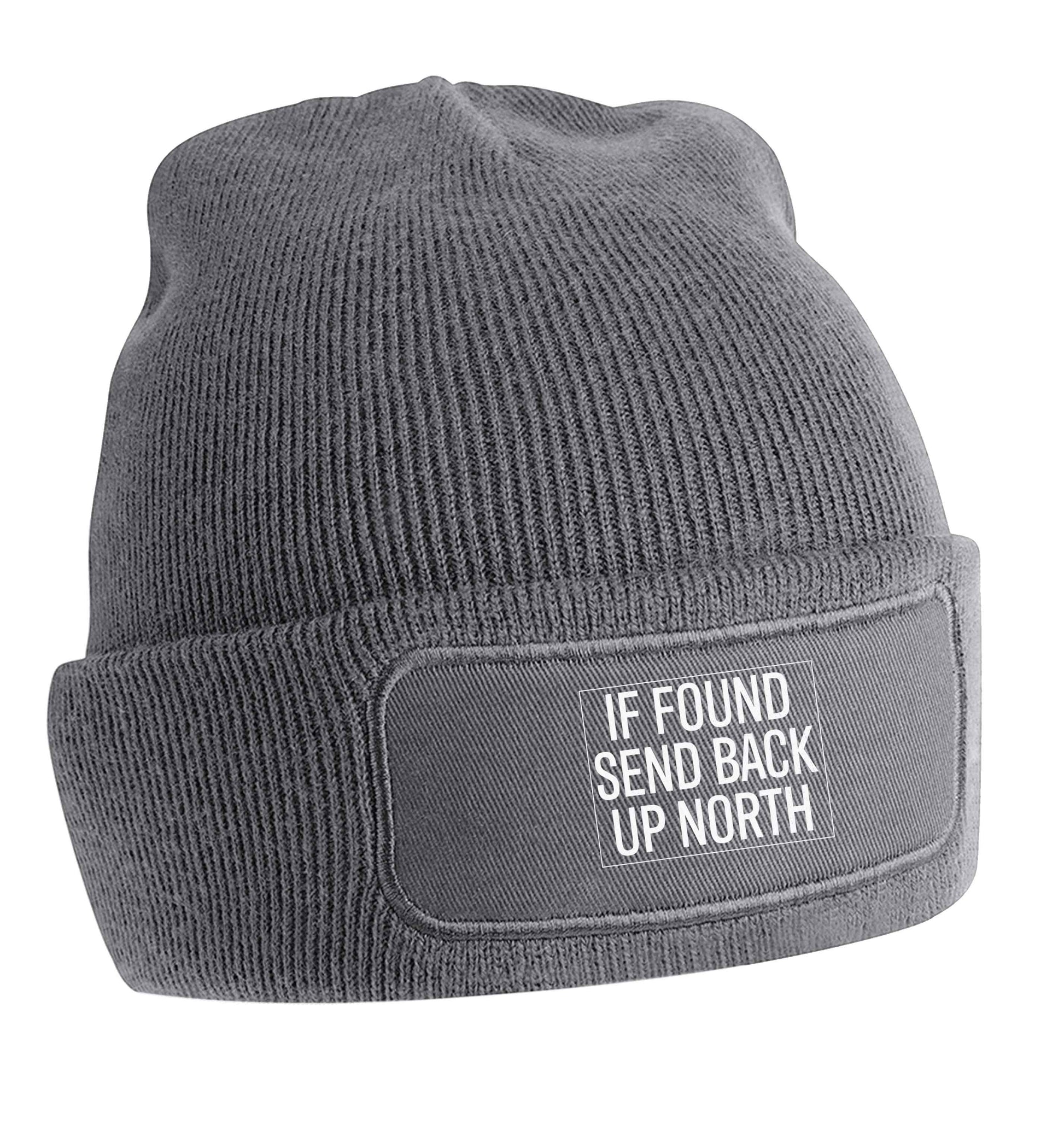 If found send back up North beanie hat