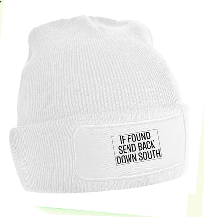 If found send back down South beanie hat