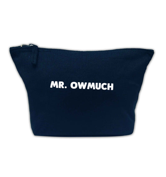 Mr owmuch navy makeup bag