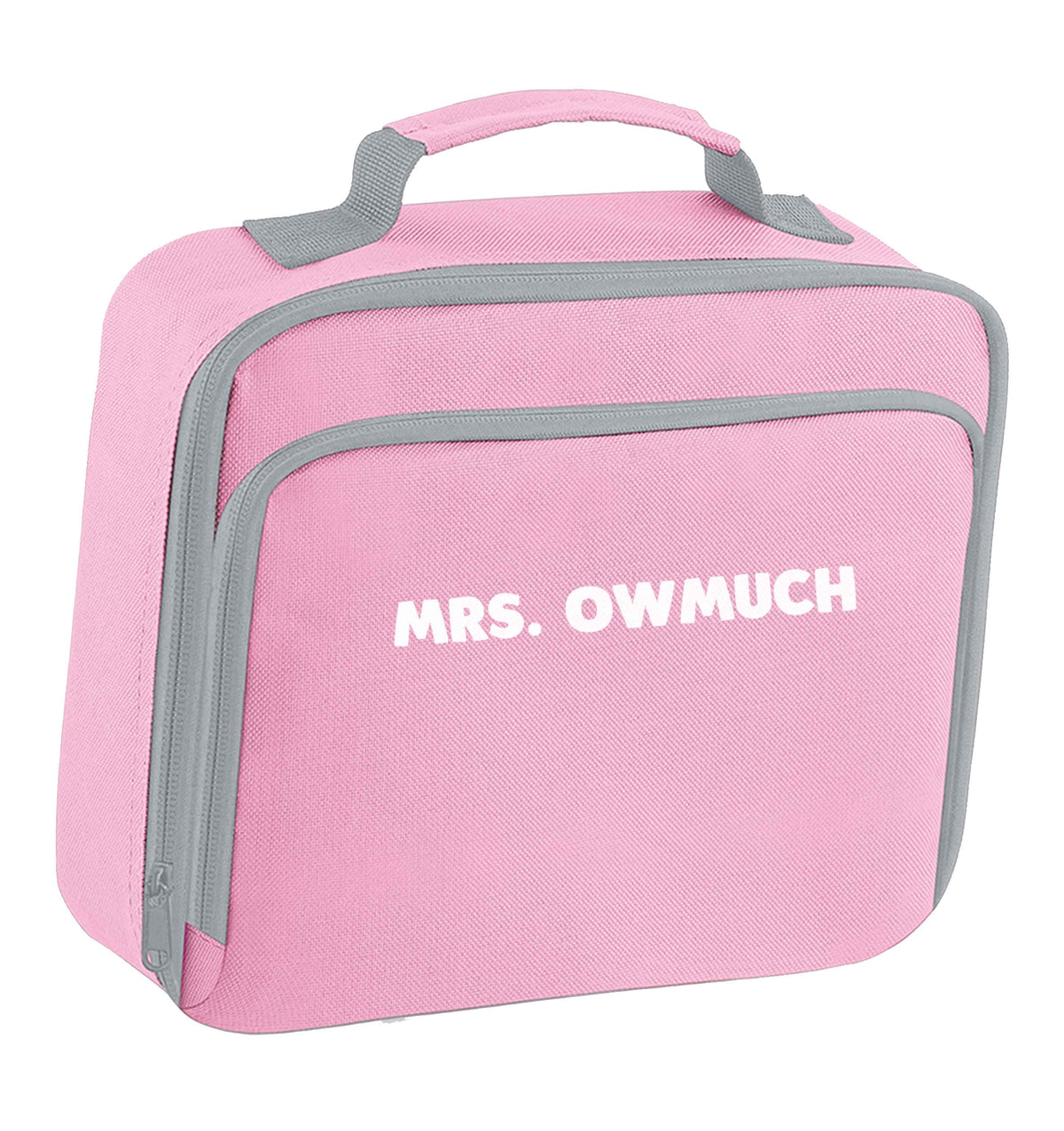 Mrs owmuch insulated pink lunch bag cooler