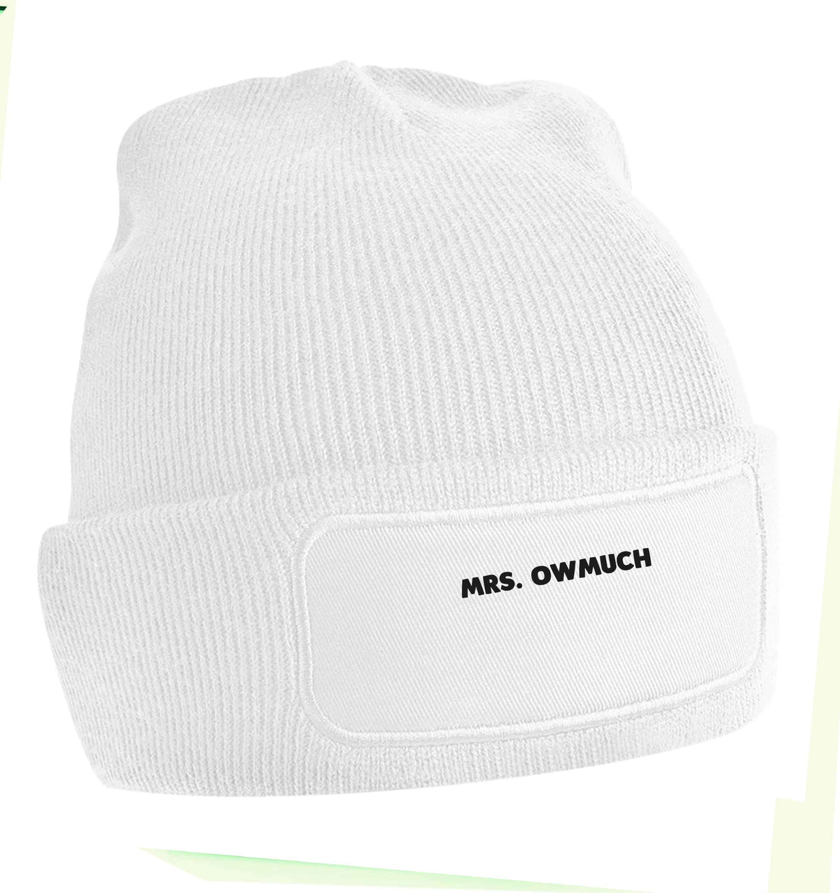 Mrs owmuch beanie hat