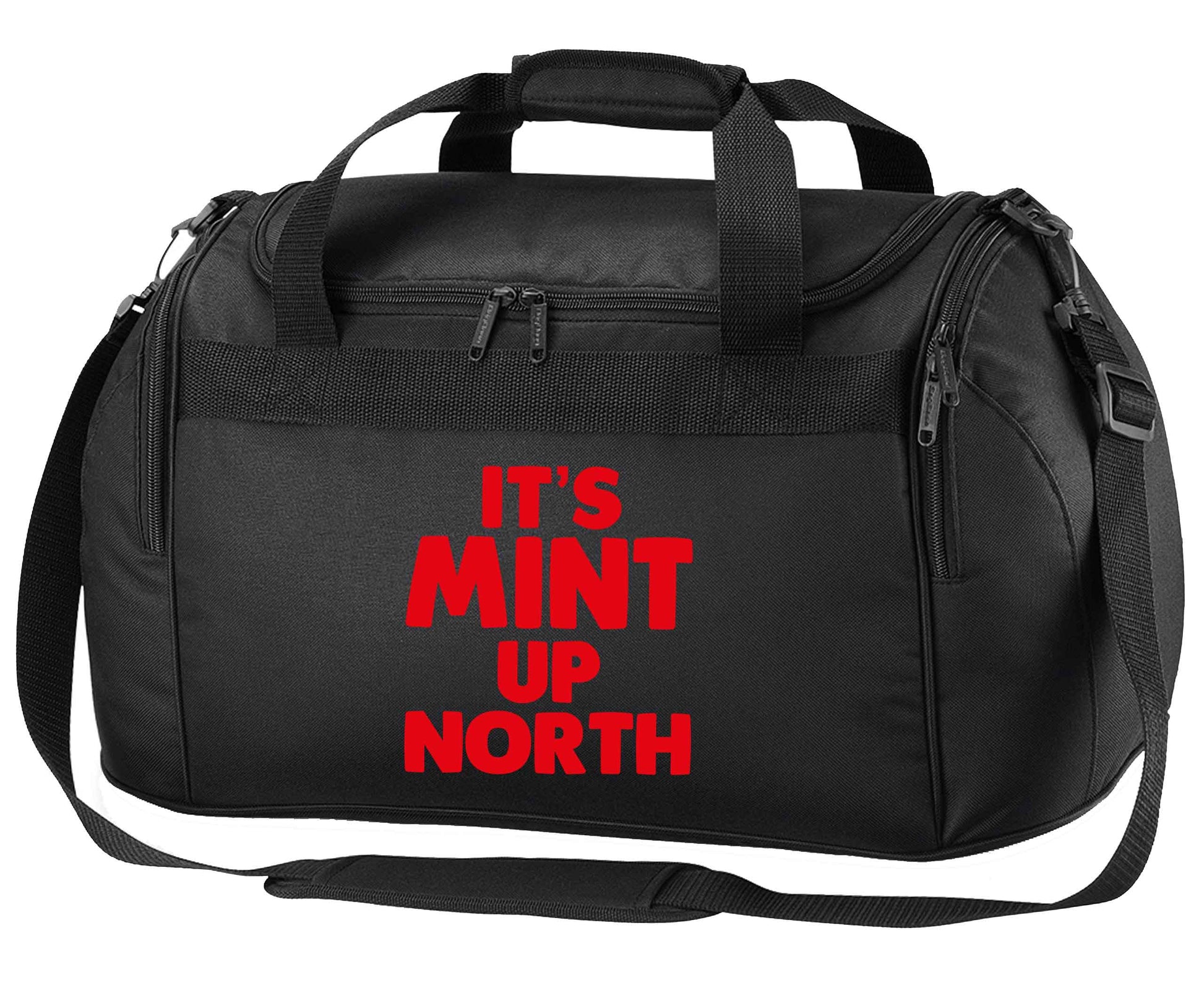 It's mint up North black holdall / duffel bag
