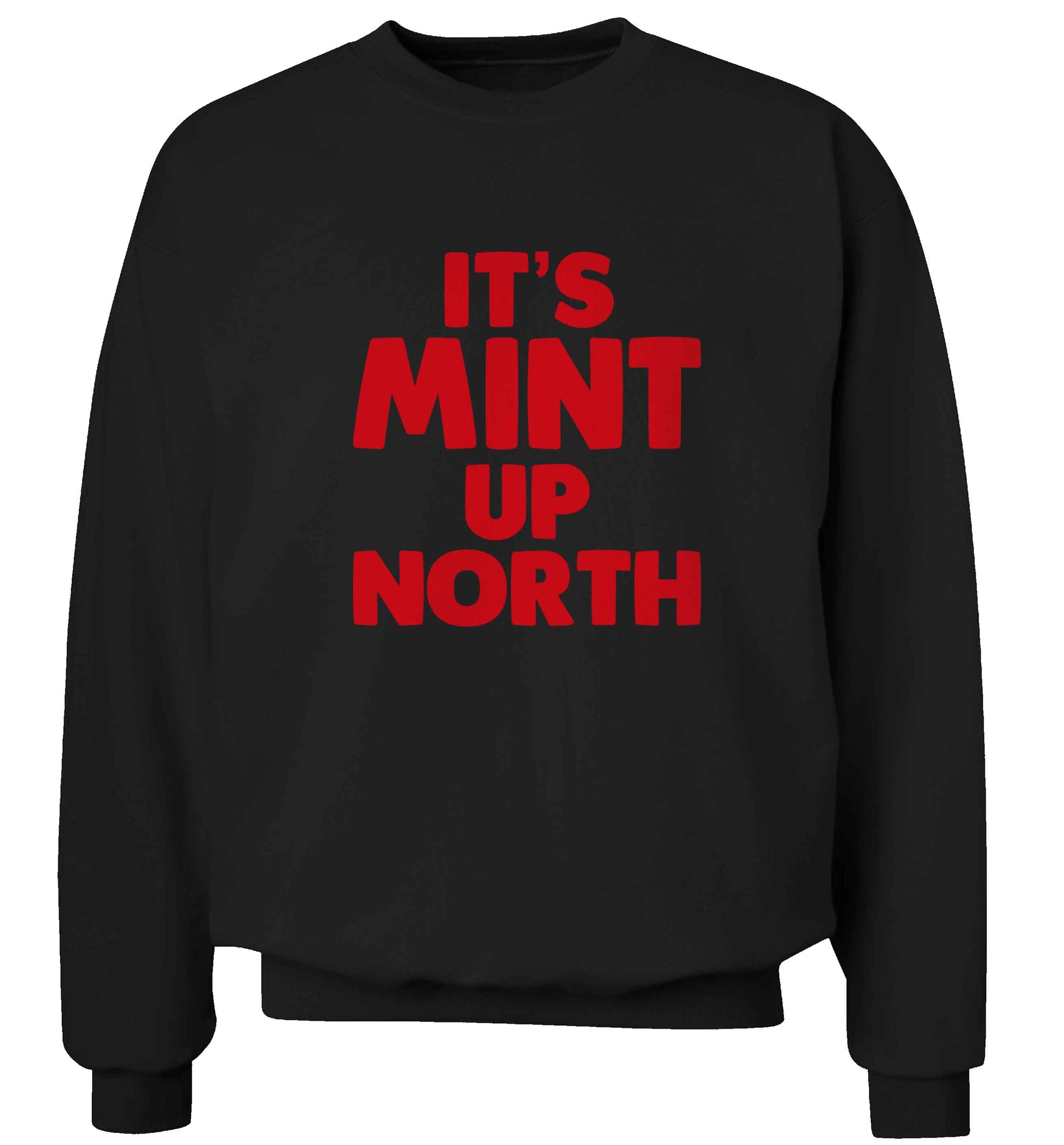 It's mint up North adult's unisex black sweater 2XL