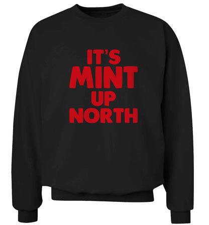 It's mint up North adult's unisex black sweater 2XL