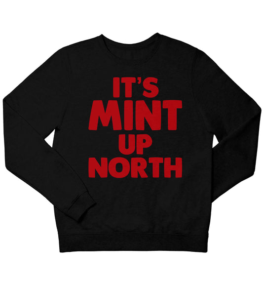 It's mint up North children's black sweater 12-13 Years