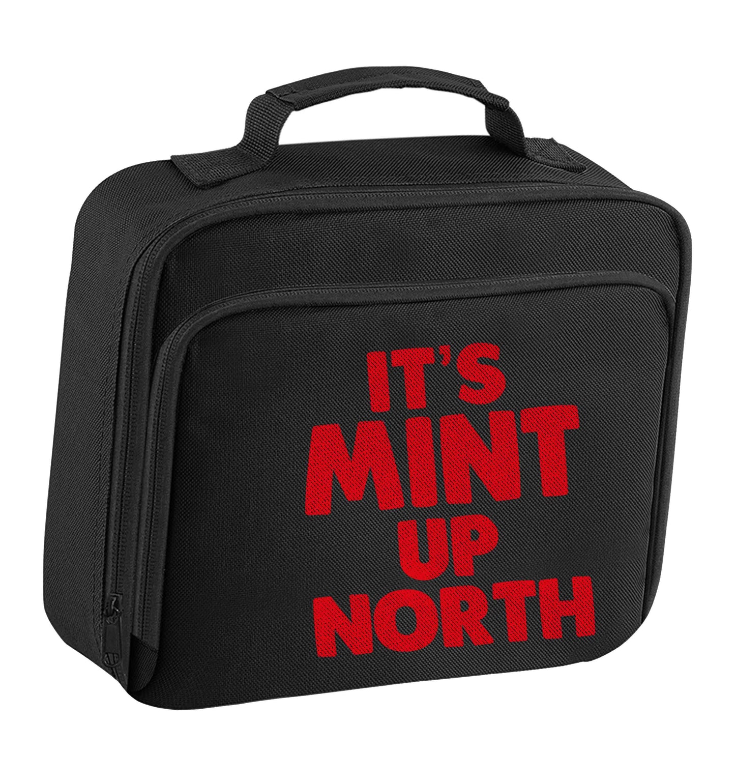 It's mint up North insulated black lunch bag cooler