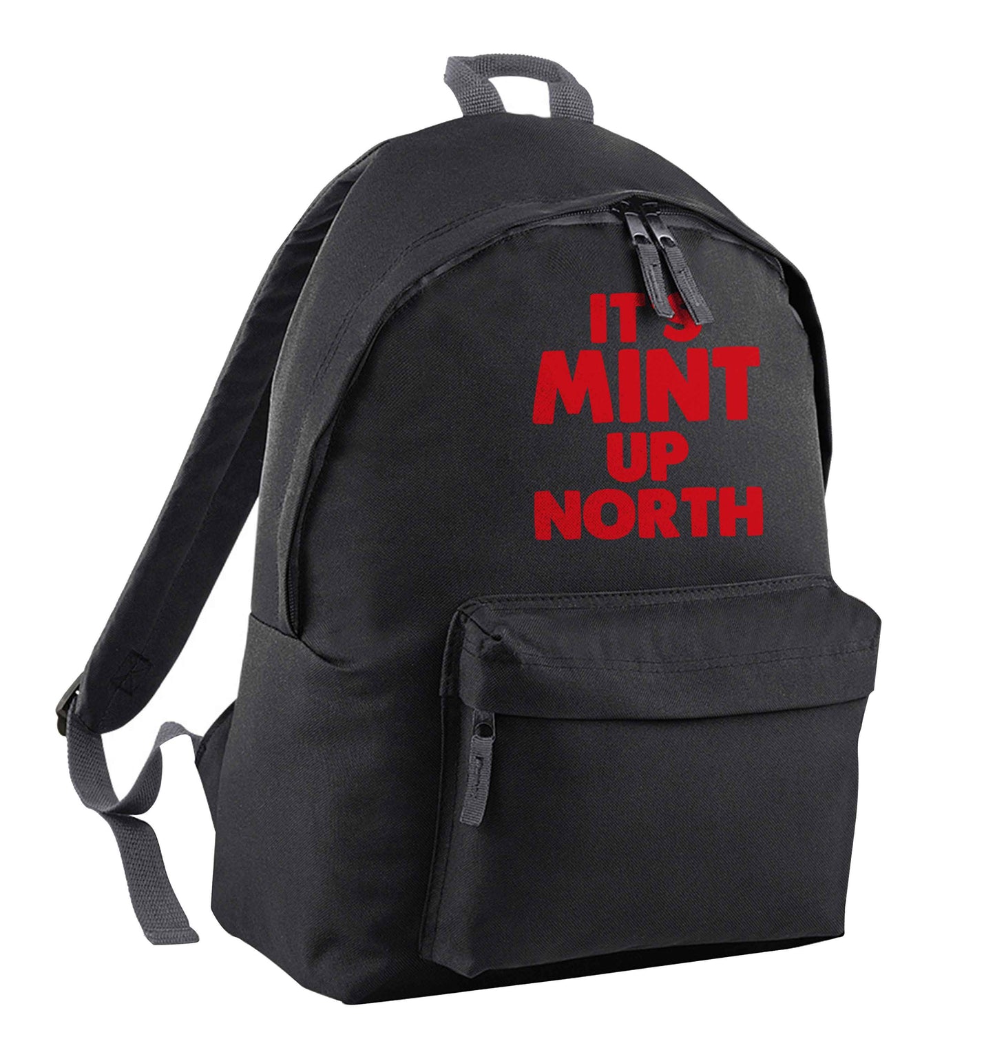It's mint up North black children's backpack