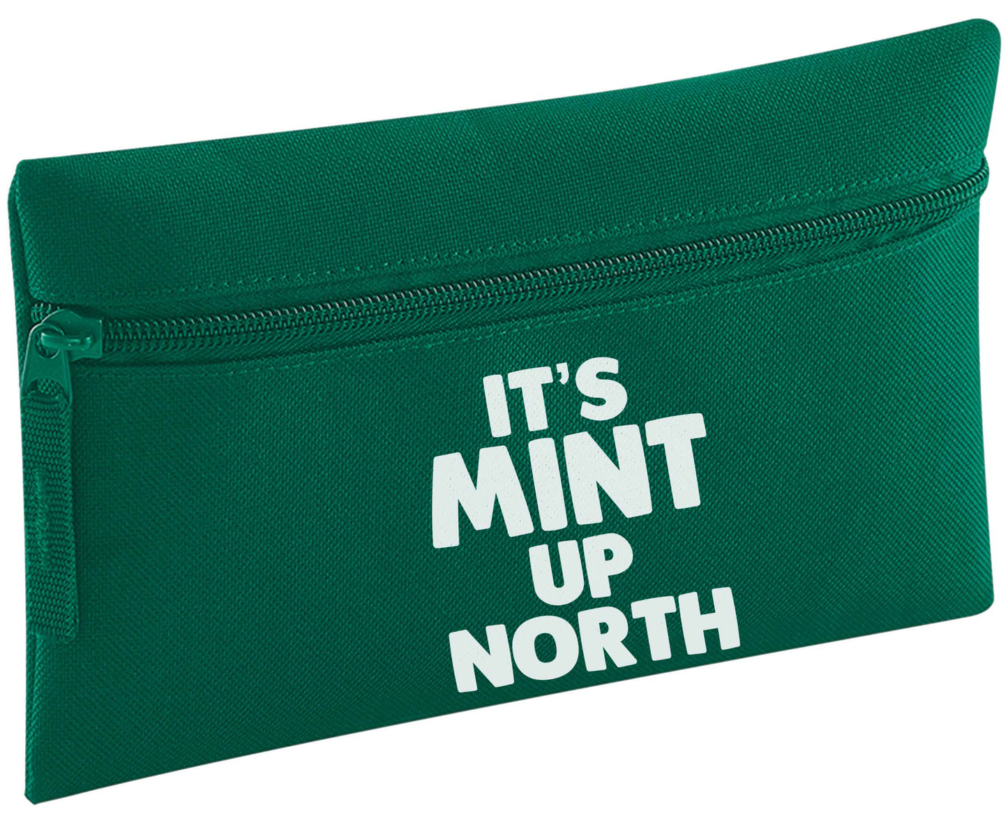 It's mint up North pencil case