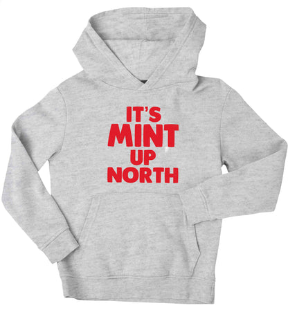 It's mint up North children's grey hoodie 12-13 Years