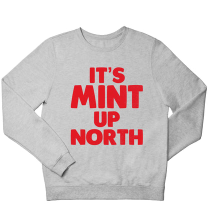 It's mint up North children's grey sweater 12-13 Years