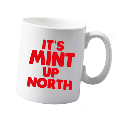 10 oz It's mint up North ceramic mug both sides