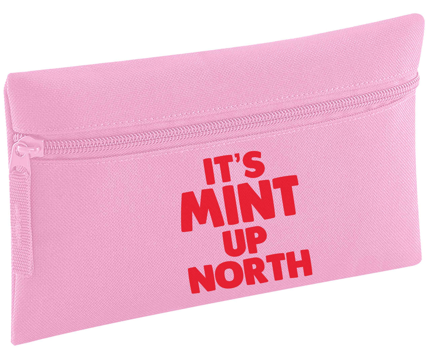 It's mint up North pencil case