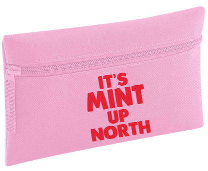 It's mint up North pencil case