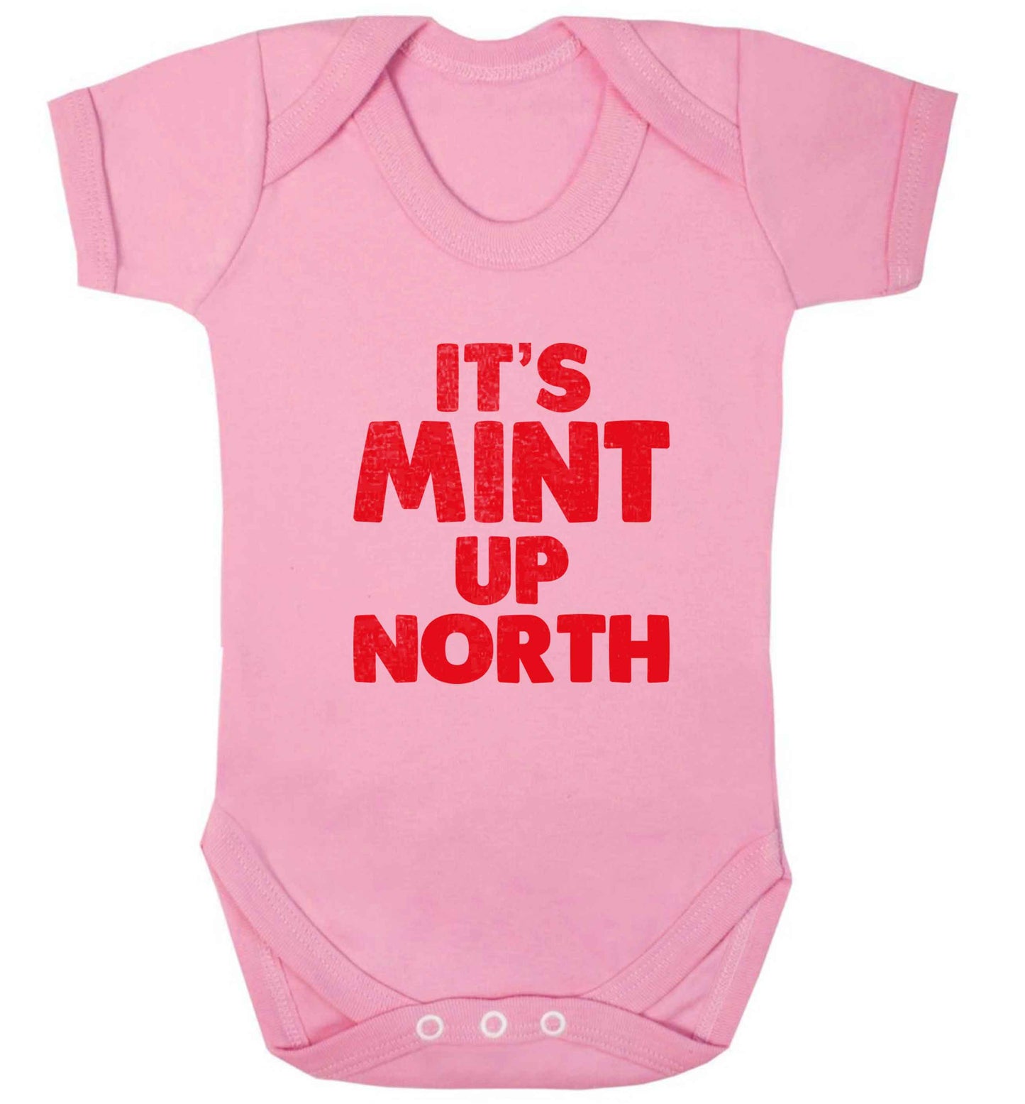It's mint up North baby vest pale pink 18-24 months