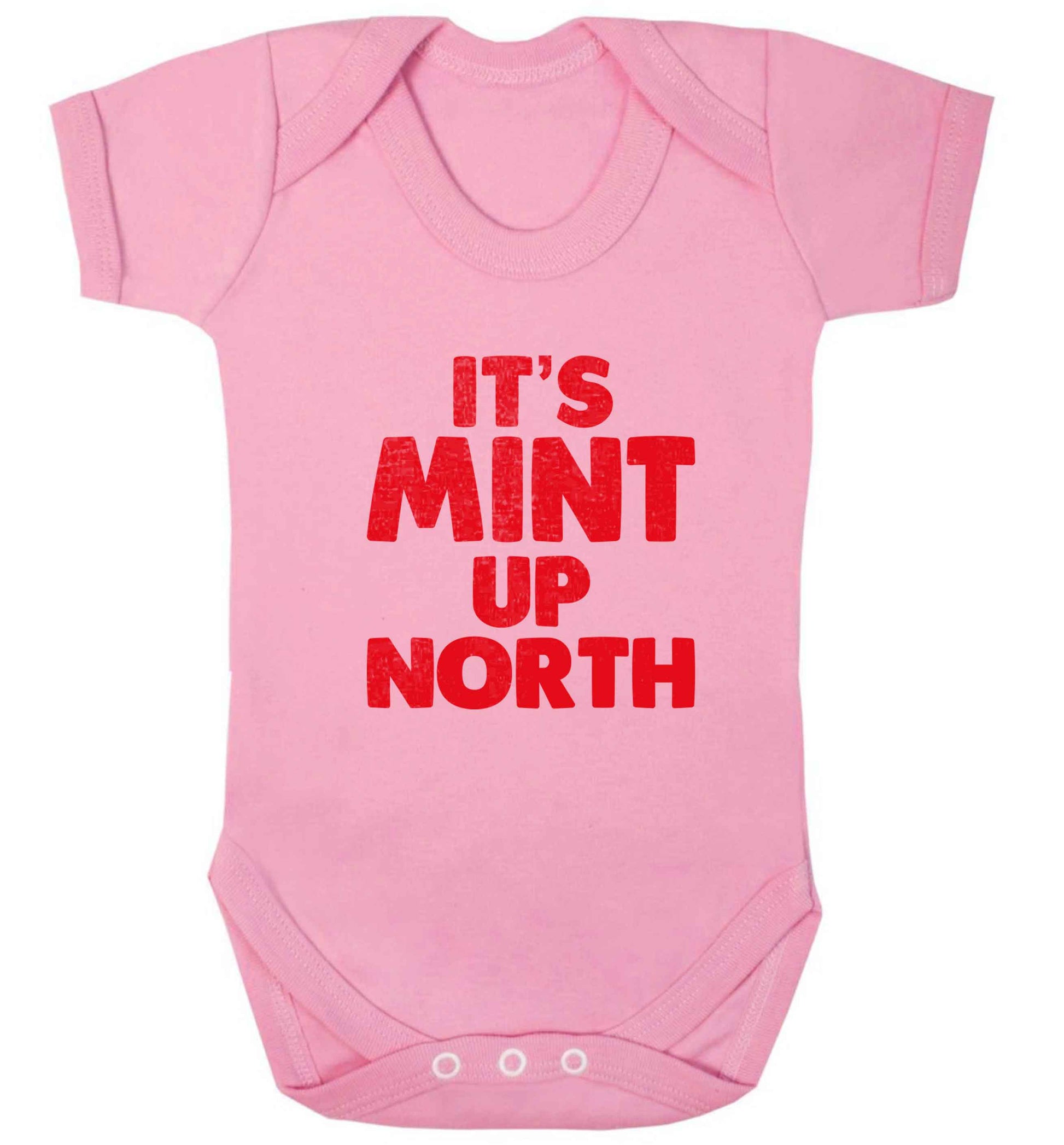 It's mint up North baby vest pale pink 18-24 months