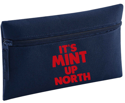 It's mint up North pencil case