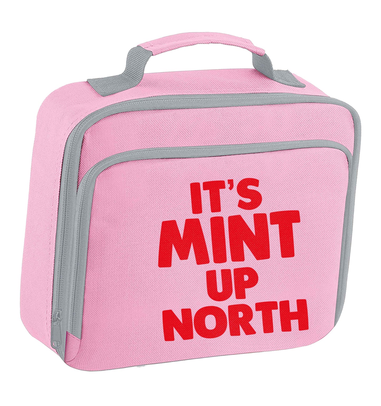It's mint up North insulated pink lunch bag cooler