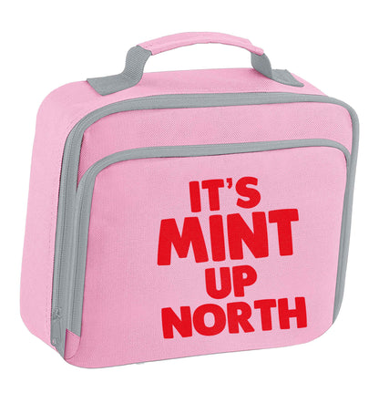 It's mint up North insulated pink lunch bag cooler