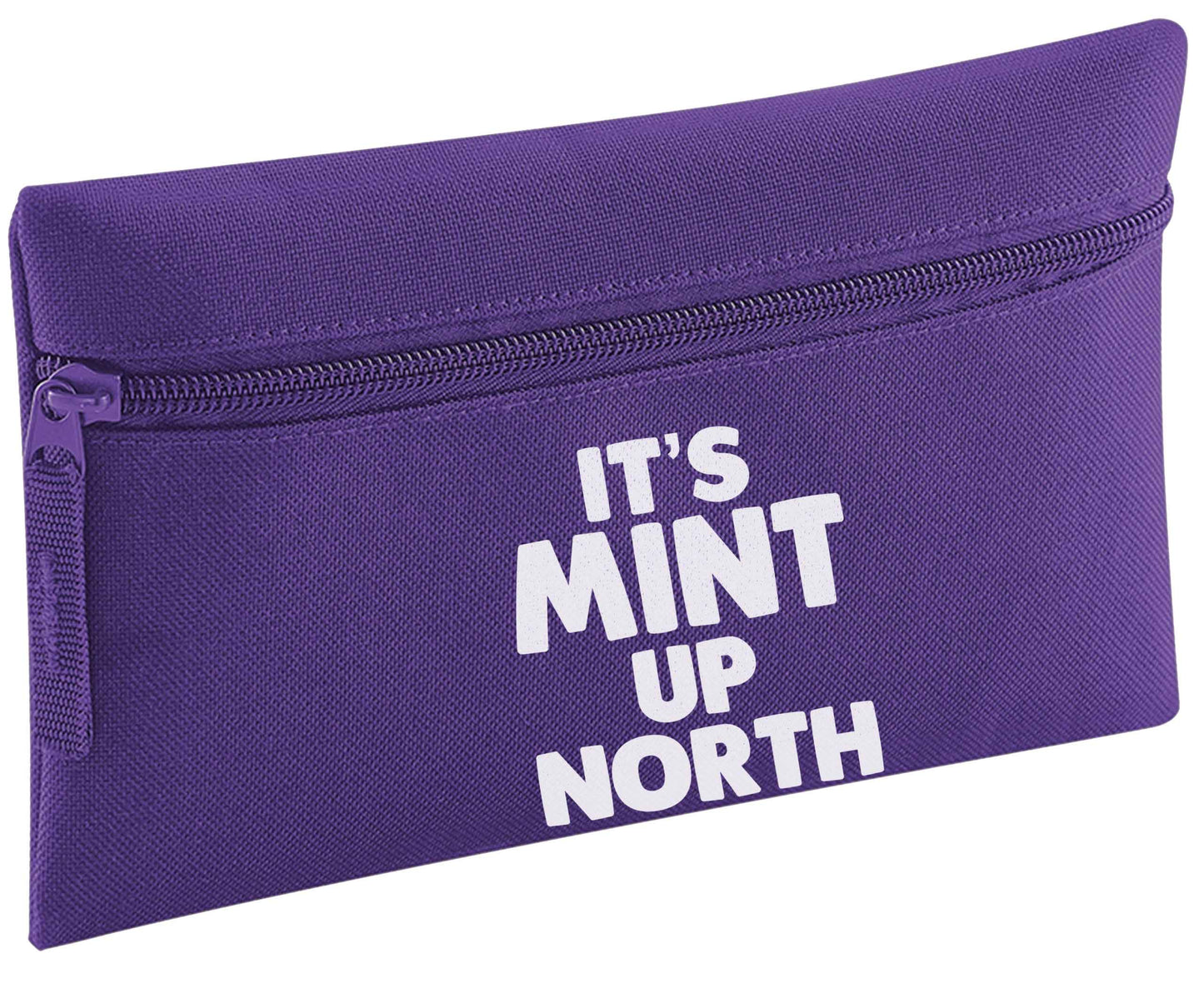 It's mint up North pencil case