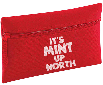 It's mint up North pencil case