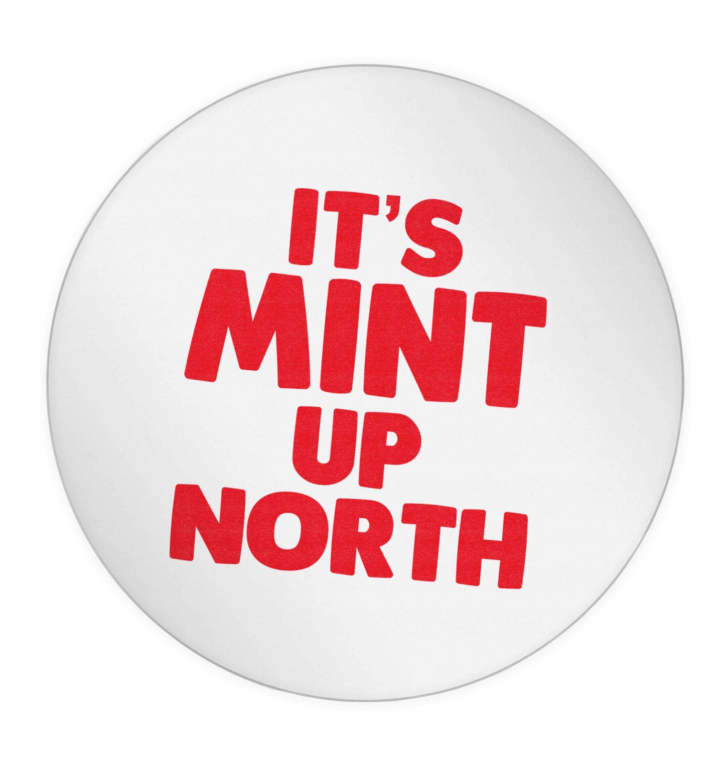 It's mint up North 24 @ 45mm matt circle stickers