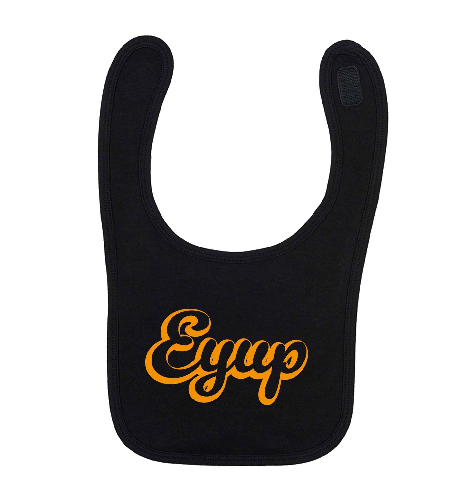 Eyup black baby bib