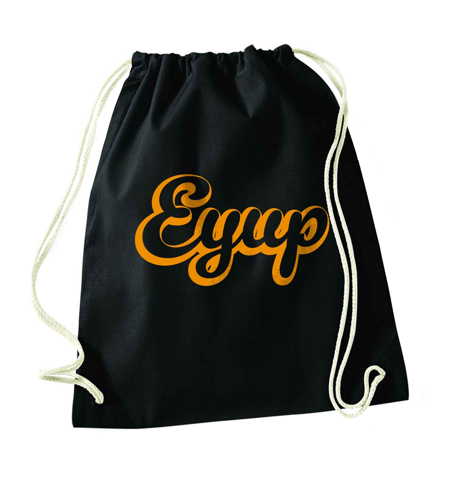 Eyup black drawstring bag