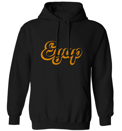 Eyup adults unisex black hoodie 2XL