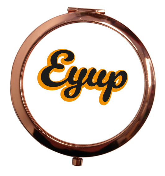Eyup rose gold circle pocket mirror