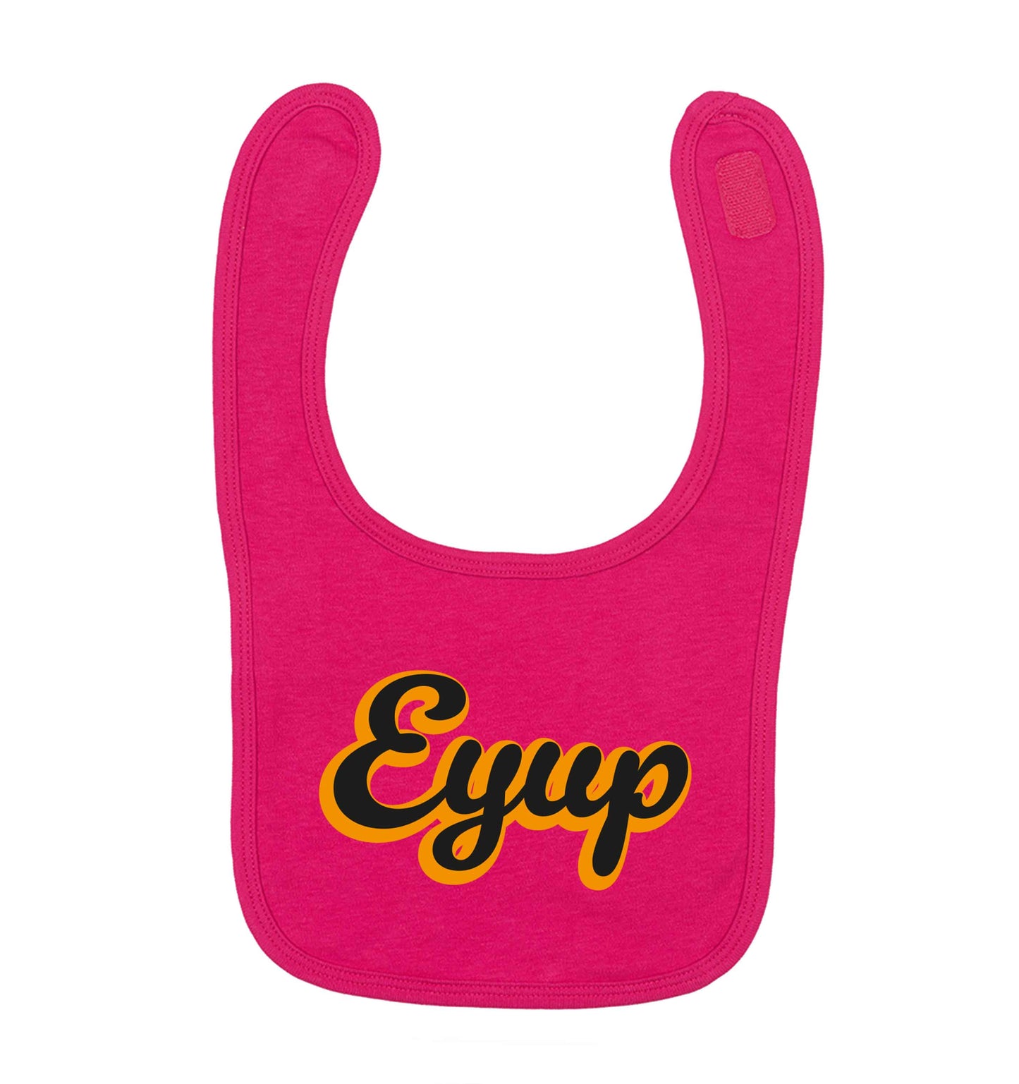 Eyup dark pink baby bib
