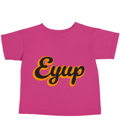 Eyup pink baby toddler Tshirt 2 Years