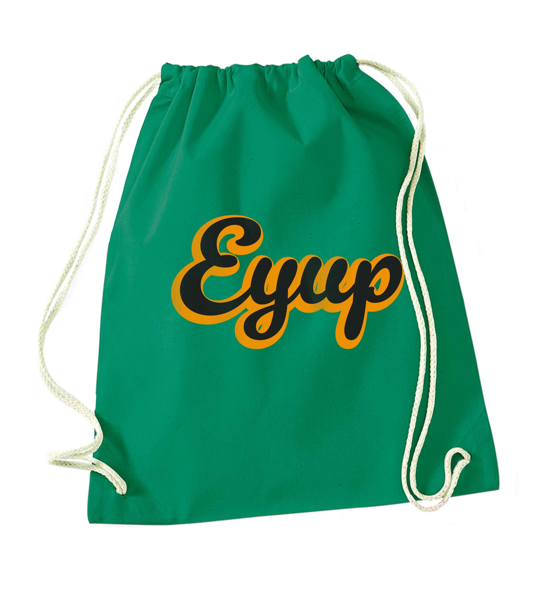 Eyup green drawstring bag