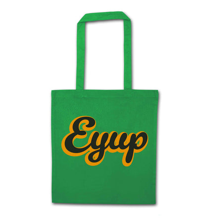Eyup green tote bag