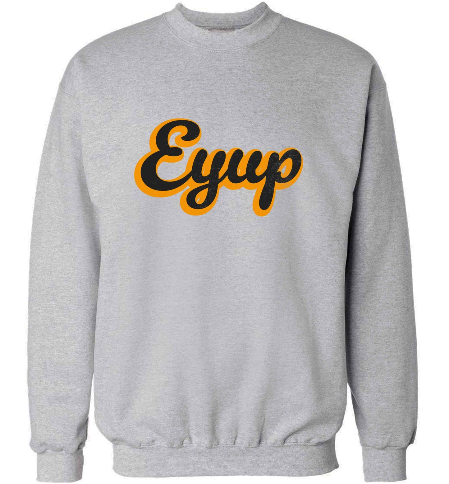 Eyup adult's unisex grey sweater 2XL