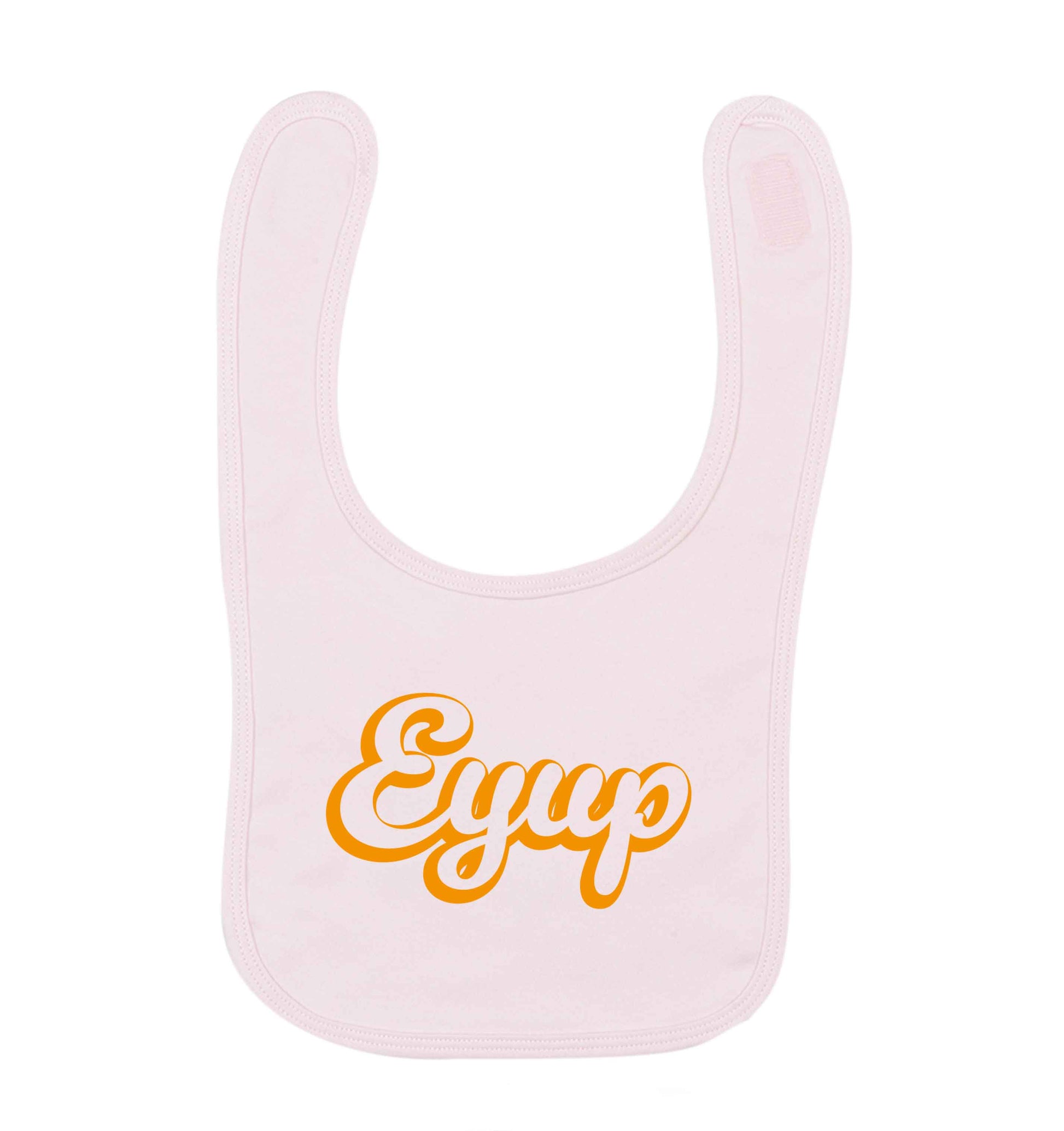 Eyup pale pink baby bib