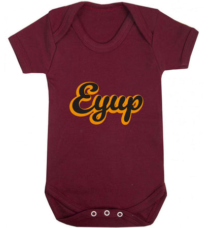 Eyup baby vest maroon 18-24 months