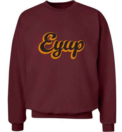 Eyup adult's unisex maroon sweater 2XL