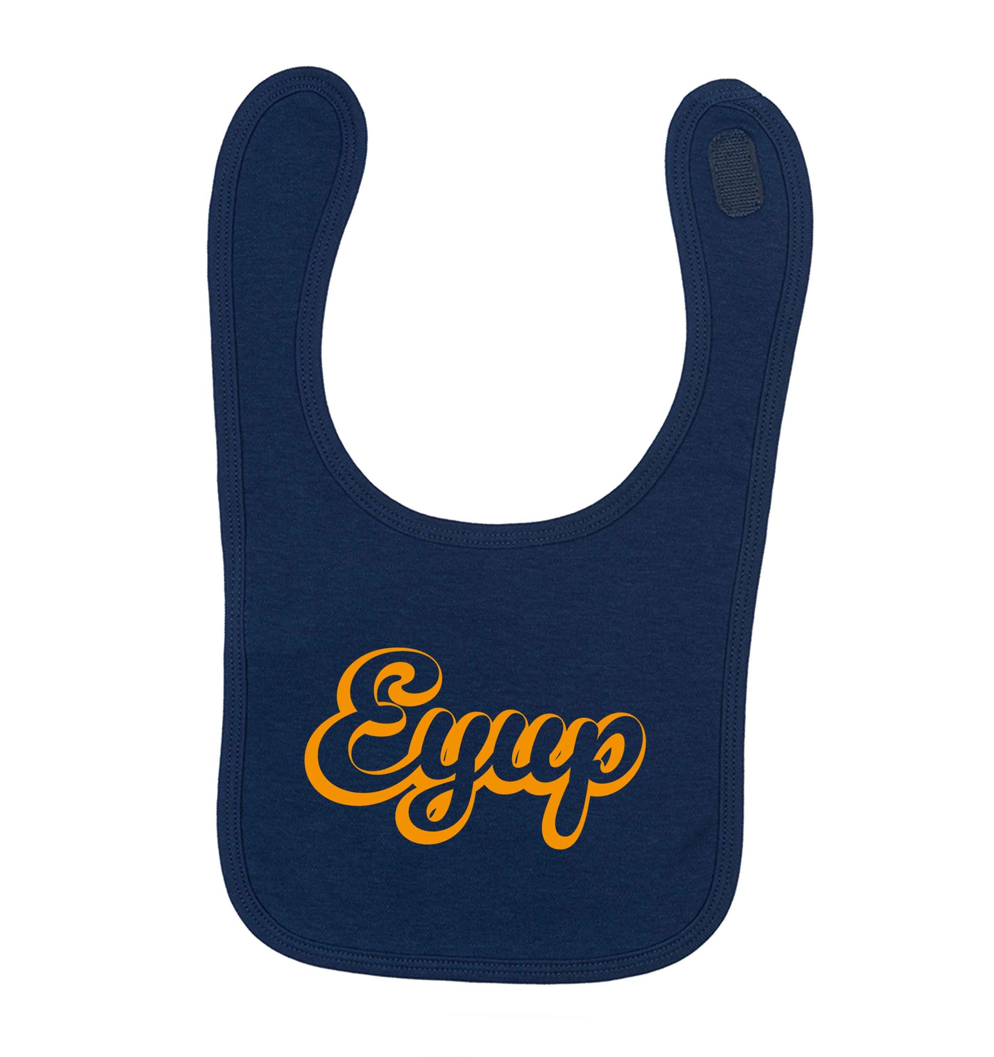 Eyup navy baby bib
