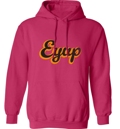 Eyup adults unisex pink hoodie 2XL