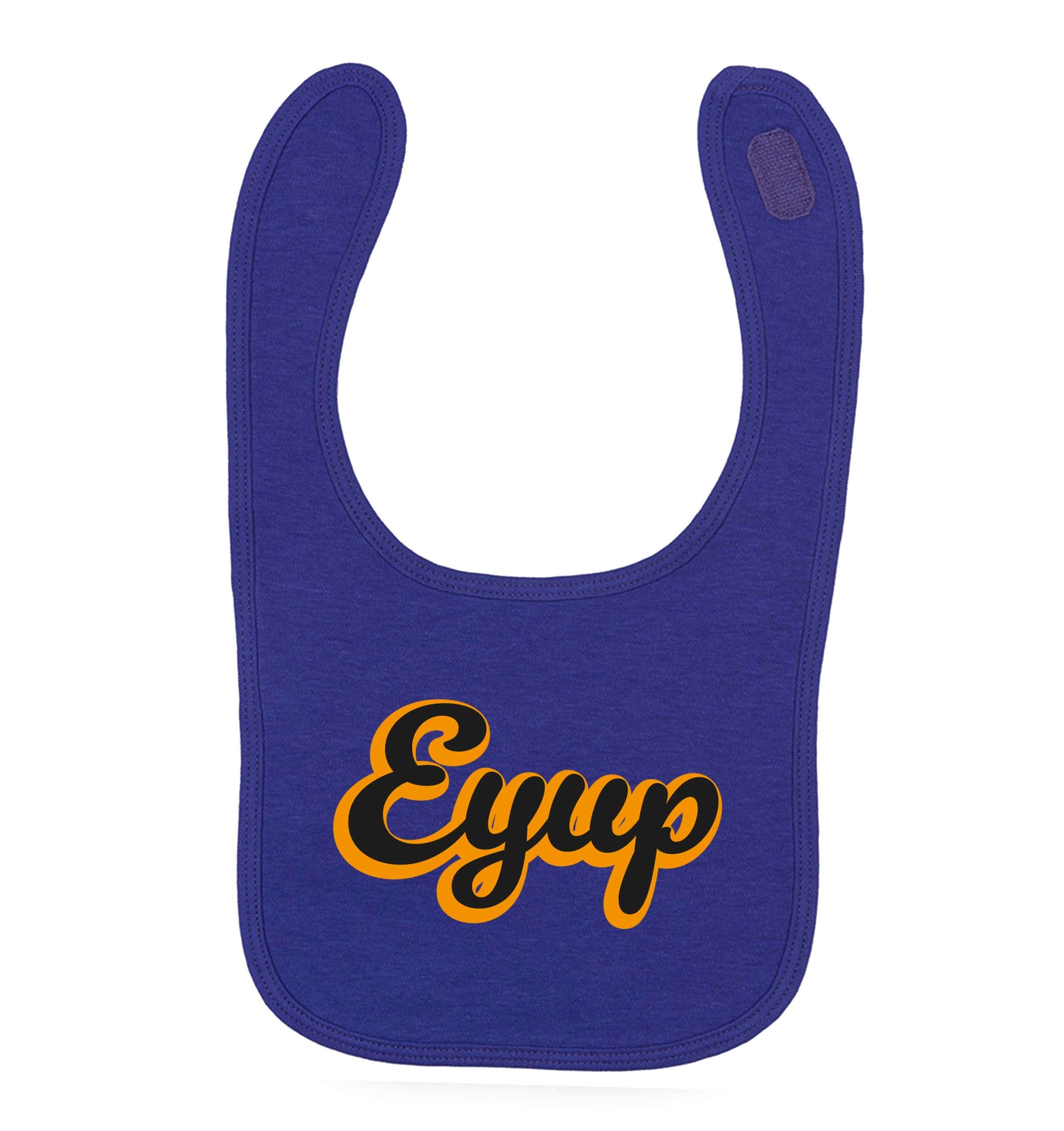 Eyup purple baby bib