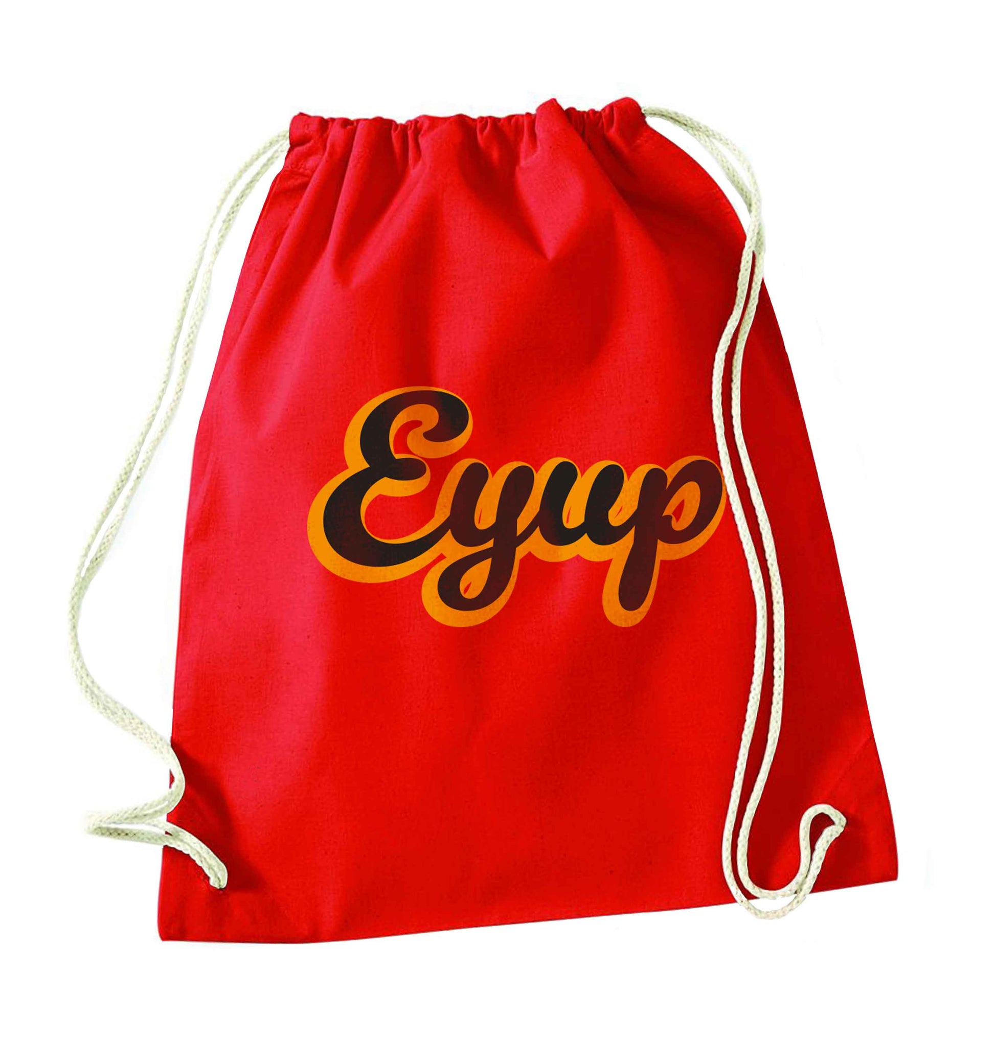 Eyup red drawstring bag 