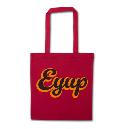 Eyup red tote bag