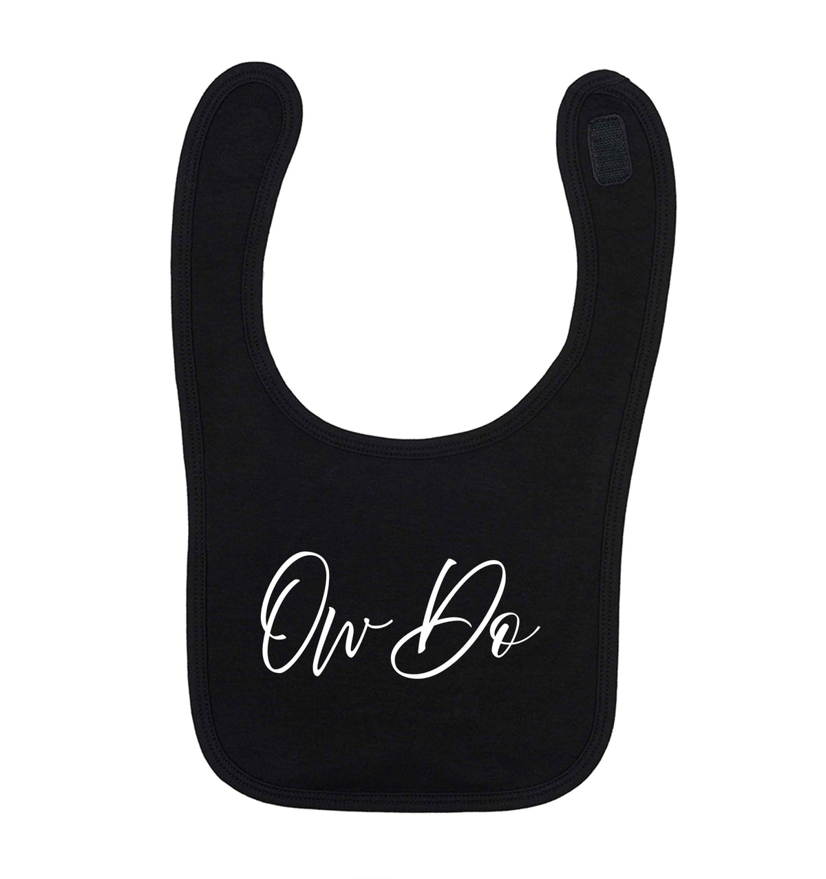 Ow do black baby bib