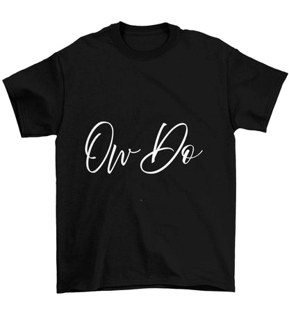 Ow do Children's black Tshirt 12-13 Years