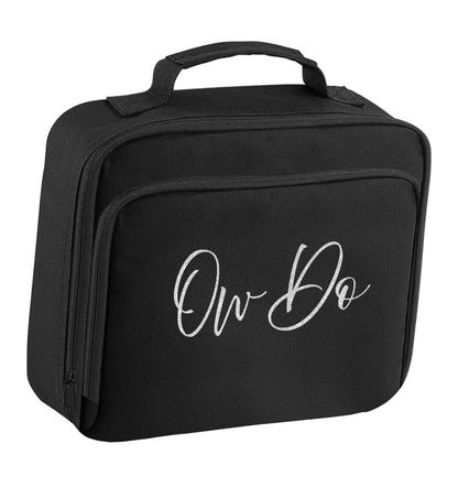 Ow do insulated black lunch bag cooler